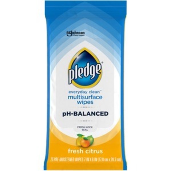 Pledge Wipes, Cleaner, Multsurf, Pldg SJN336274CT